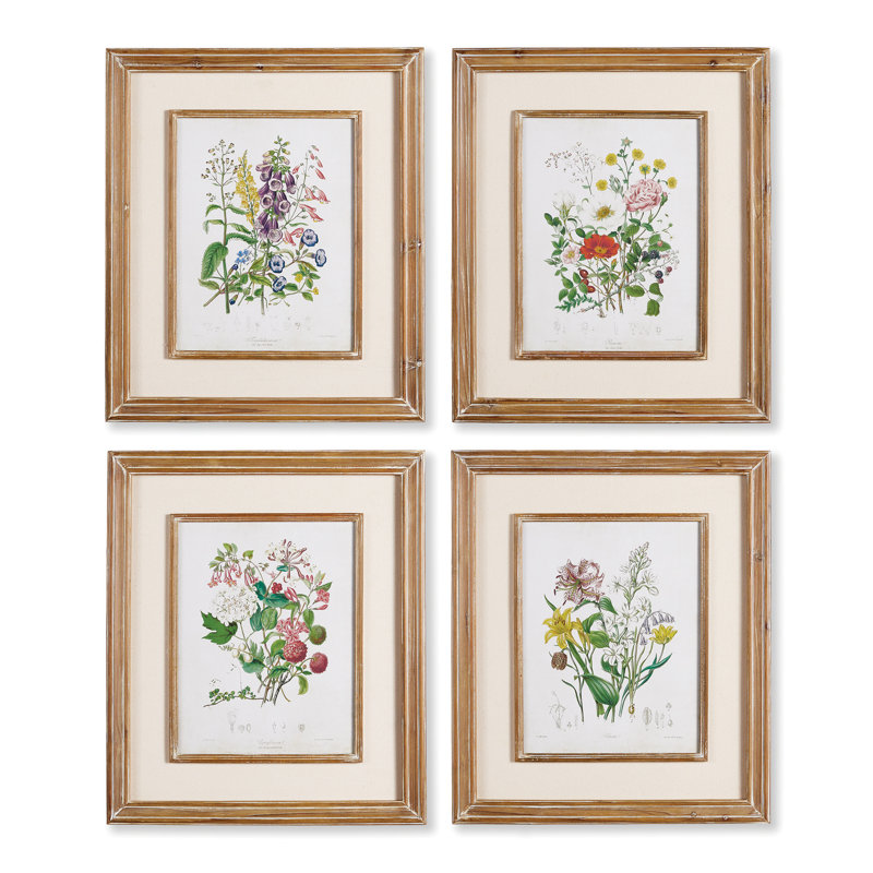 Garden Botanical Framed Graphic Art