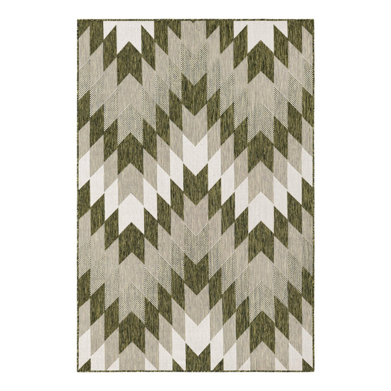 Blox Hower Indoor/Outdoor Area Rug, Rectangle 5'3" x 8'