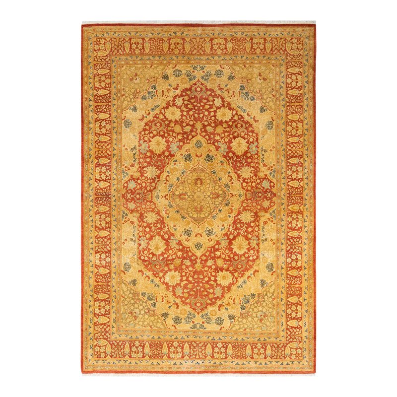 Classic One-of-a-Kind 6' 0" X 8' 10" Hand Knotted Area Rug