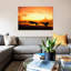 Greyhounds On Beach At Sunset by Michael Tompsett - Print on Canvas-56676470-50019490