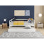 Lit plateforme simple avec lit gigogne-304594314