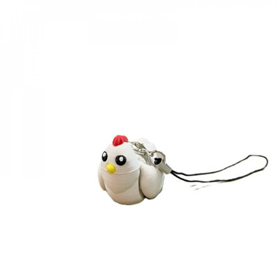 Ornement imprimé 3D White Chicken