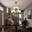 9 - Light Steel Chandelier-1163616286