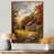 Brown Floater Framed Canvas selected
