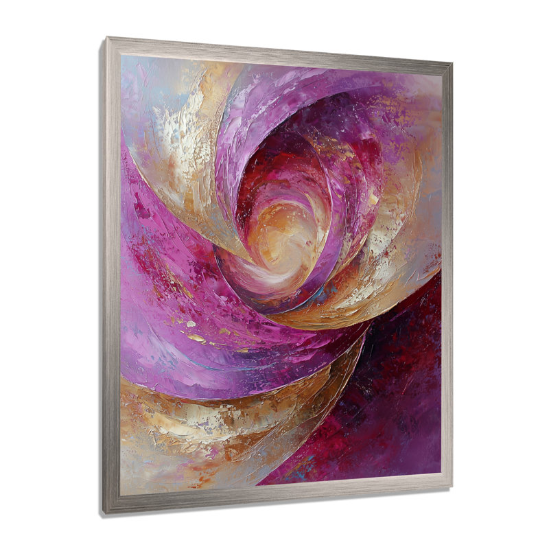 Spratt - Abstract Wall Art, H 32 po x l 16 po, Argent argent, Reproduction encadrée d'une seule photo