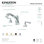 Kingston Brass Roman Two-Handle 3-Hole Deck Mount Roman Tub Faucet