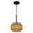 Teton 1-Light Matte Black Mini Pendant Light