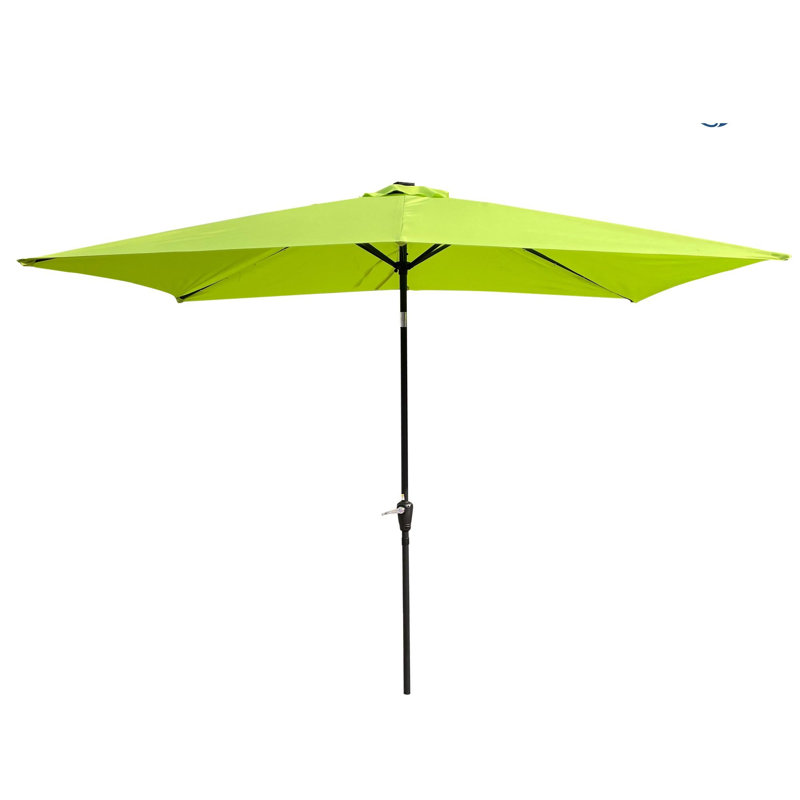 Parasol lumineux à énergie solaire à DEL, Vert citron