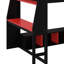 Lit mezzanine avec bureau Gaming