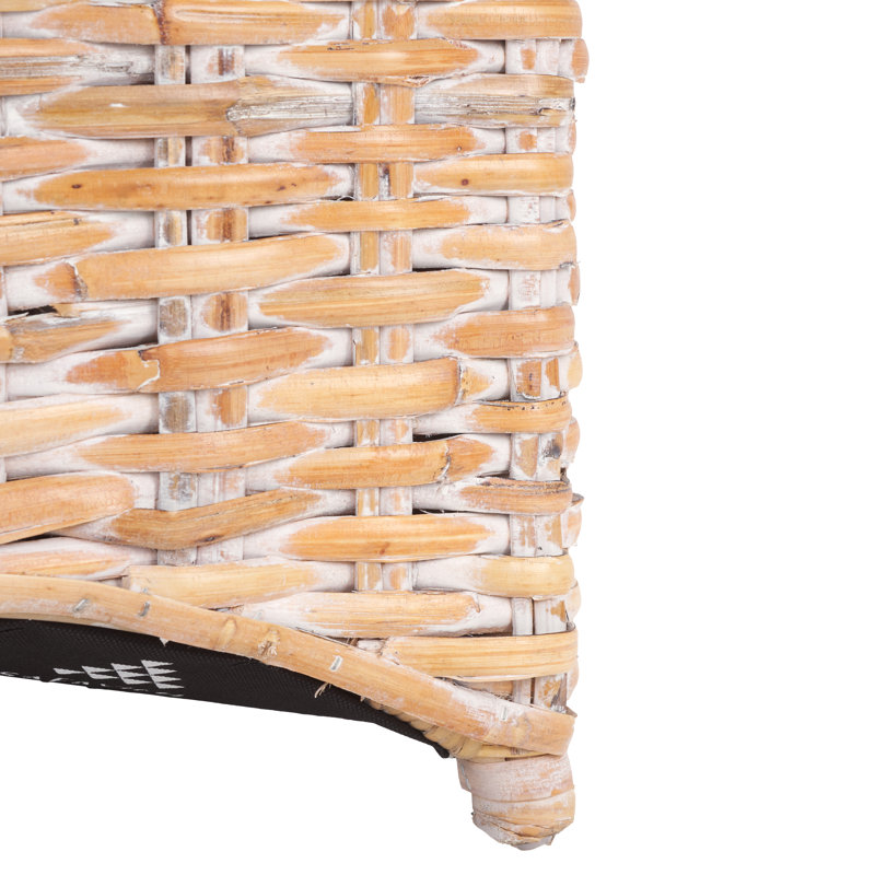 Fauteuil Willow, Blanc délavé / blanc