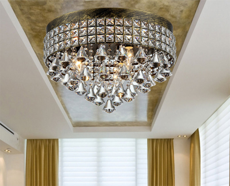 Auxvasse Crystal Flush Mount