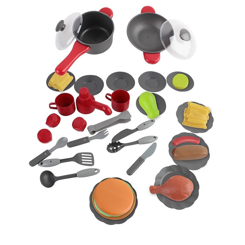 69 Piece Kitchen Set, Red