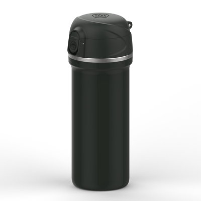 GoodBrew 15 oz. Tasse de voyage à double paroi en acier inoxydable avec presse à café