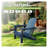 Folding Adirondack Chairs - Weather-Resistant HDPE Outdoor Patio Seating with Cup Holder, Dark Blue-347733851-347733848