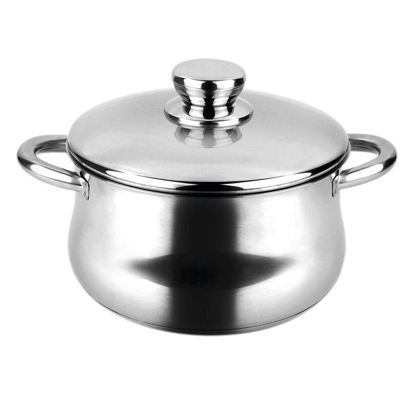 Pot à soupe antiadhésif en acier inoxydable (18/10) Fagor Silverinox, 4