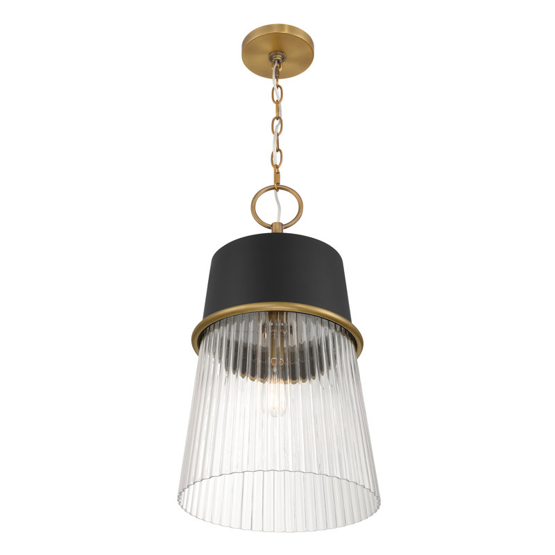 1 luminaire suspendu, H 26,75 po x l 15 po