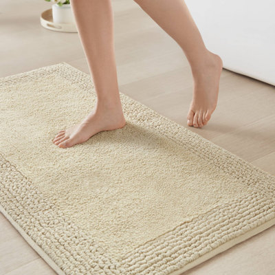 Splendor 100% Cotton Tufted 3000 GSM Reversible Bath Rug
