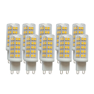4W G9 Dimmable LED Capsule Light Bulb (Set of 10)