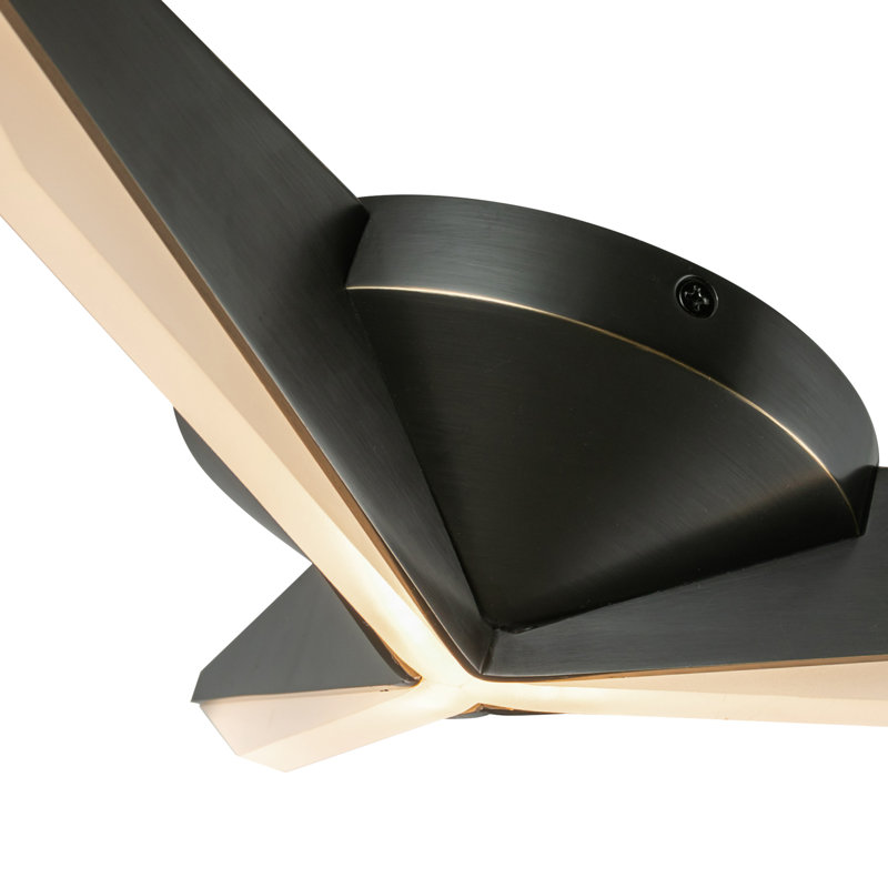 Tachi 2 - Light LED Flush Mount, 2.5" H x 15" W x 15" D, Urban Bronze
