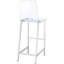 Transparent et tabourets de bar. Chaise élégante et fonctionnelle. Pieds Corps en acrylique. 46 po x 21 po x 17 po 2 tabourets. Conception élégante pour tout espace. Construire. 46 po x 21 po x 17 po, siège 30 po x 14,5 po-558334097