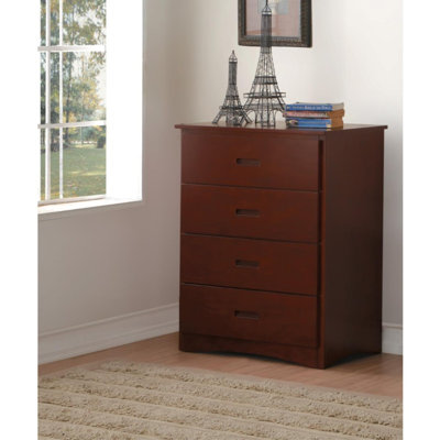 Commode 4 tiroirs en bois Wyline