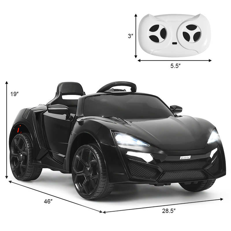 Véhicule électrique pour enfants, Noir