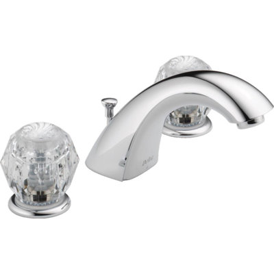 Classic Widespread Bathroom Faucet with Double Knob Handles