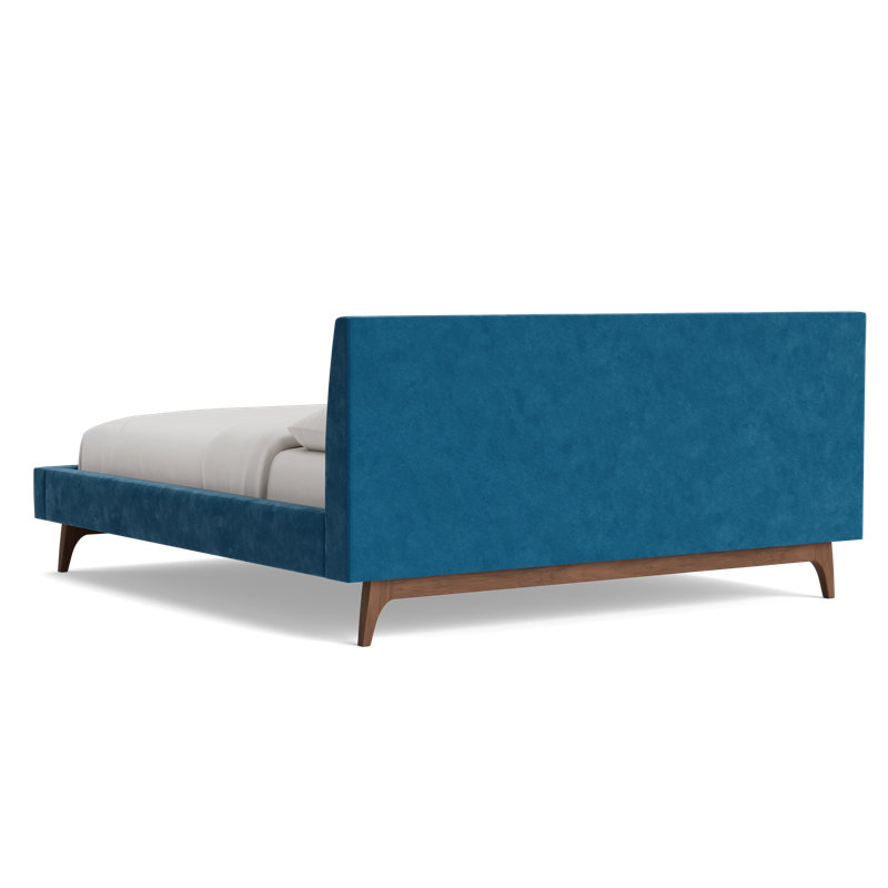 Tyler Bed, California King, Performance Velvet - Denim
