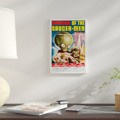" Invasion Of The Saucer-Men (1957) Movie Poster " by Top Art Portfolio