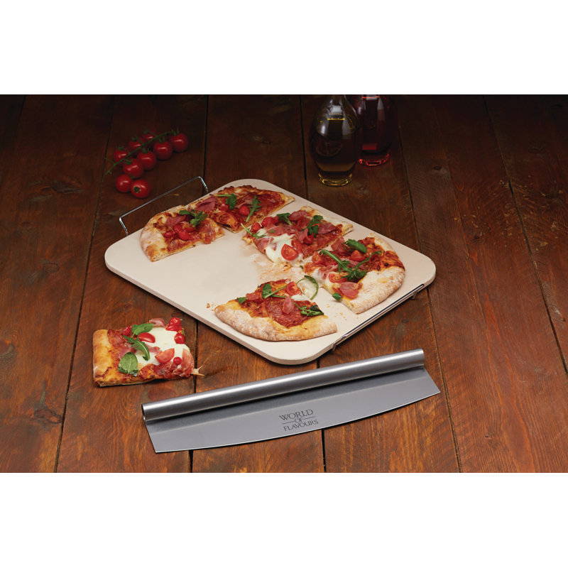 World of Flavours Italian Large Pizza Stone