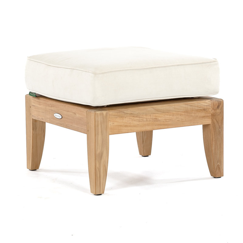 Teak Outdoor Ottoman