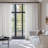 Elegant Heavyweight Curtains & Drapes, Polyester Blend, Modern Living Room