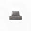 Chaise sans accoudoir pour modulaire modulaire