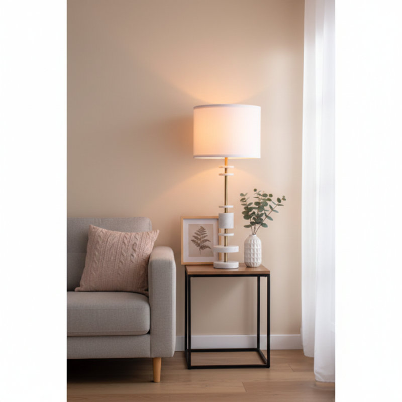 D13x32.8" Table Lamp (Lamp Shade Assembly Required)