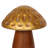 Kaisley Wooden Mushrooms,  Set Of 3