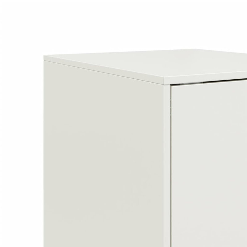 Alyda Steel Accent Cabinet, White