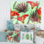 Fleurs tropicales rétro - impression sur toile-59915753-59915754