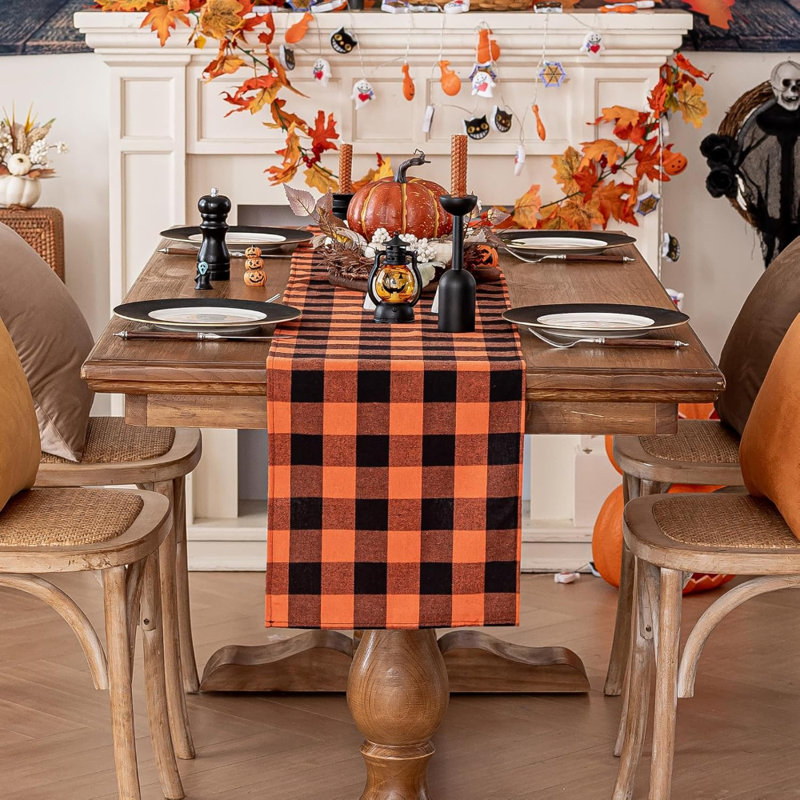 Chemin de table Christmas, Orange