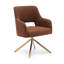 Fauteuil pivotant rembourré Breann-93705339