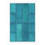 Tapis bleu tissé à la machine-628583422