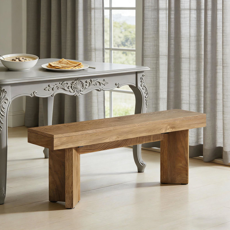 Banc de salle à manger (banc inclus seulement), Brun rustique