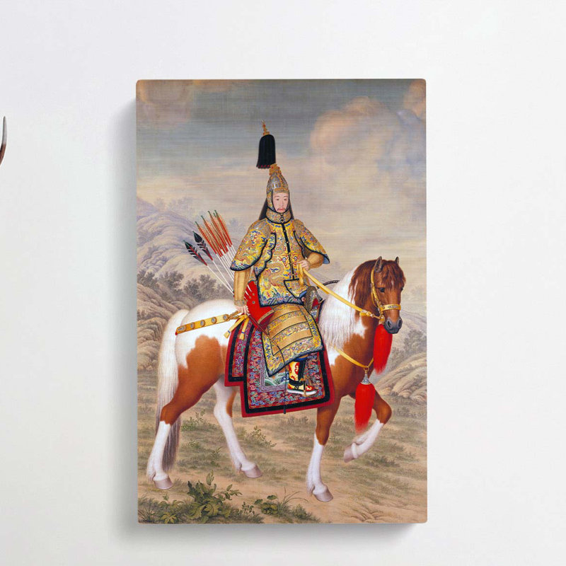 The Qianlong Emperor by Lang Shining - Wrapped Canvas, 60cm H x 40cm W x 3cm D