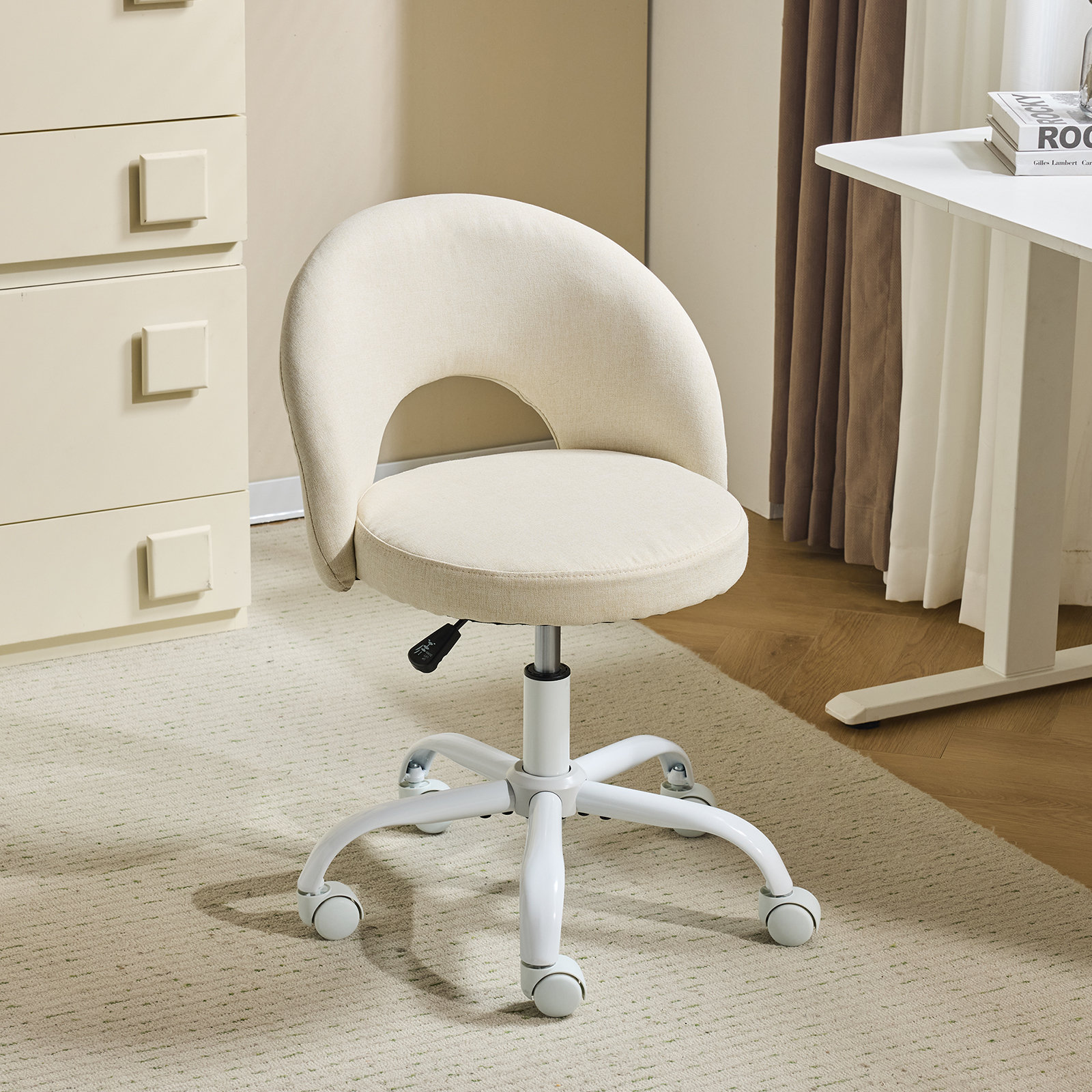 Ebern Designs 21" W Office Chair Task Chair With Wheels & Reviews ...
