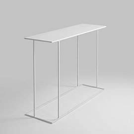 Prue 100cm Console Table, White