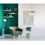 Luminaire suspendu unique à 6 lumières avec accents en cristal Francene-147485777