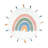 Round Pastel Rainbow Tassel 32"