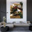 Art sur toile tendue par Red Barrel Studio® Romeu, Poch Gallery, "Courtyard Blossoms"-567789840
