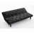 Sofa-to-Bed 66" Velvet Sofa Bed Transforms Seamlessly Convertible Futon Sleeper Oversized Chair Foldable Couch-1100920007