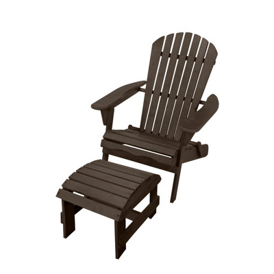 Artiana Pine Foldable Outdoor Adirondack Chair