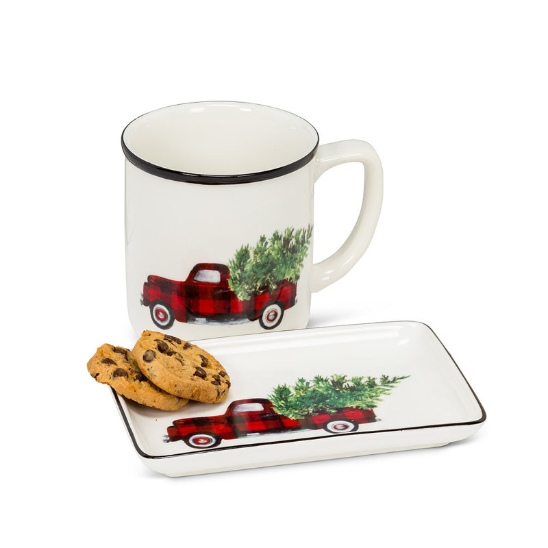Ludovika Stoneware Tray - Set of 2